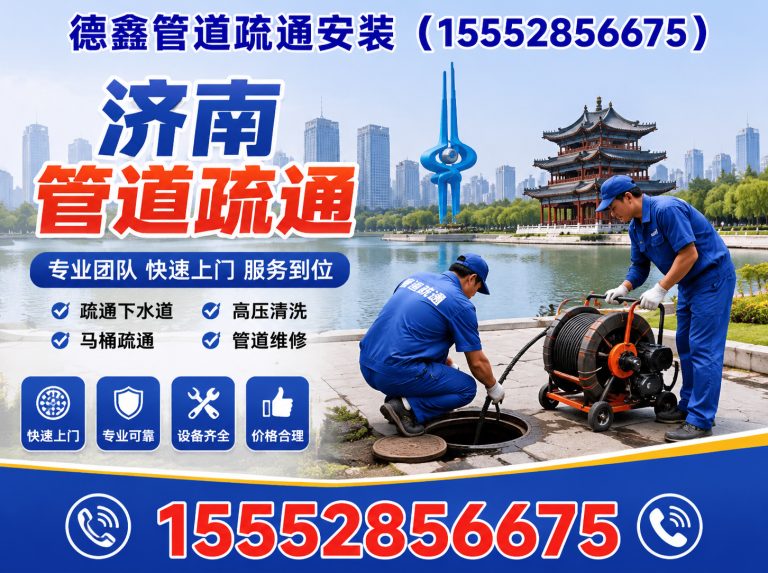天桥区德鑫管道疏通安装展示图